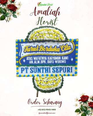 Papan Bunga Duka di Rimbo Kaluang