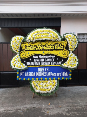 Papan Bunga Duka di Rimbo Kaluang